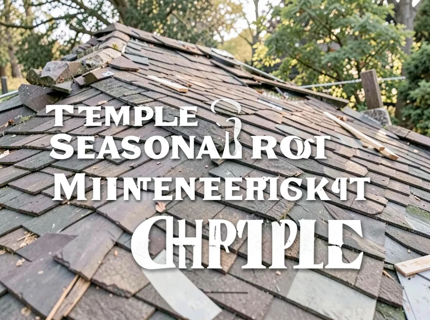 Temple Seasonal Roof Maintenance Checklist